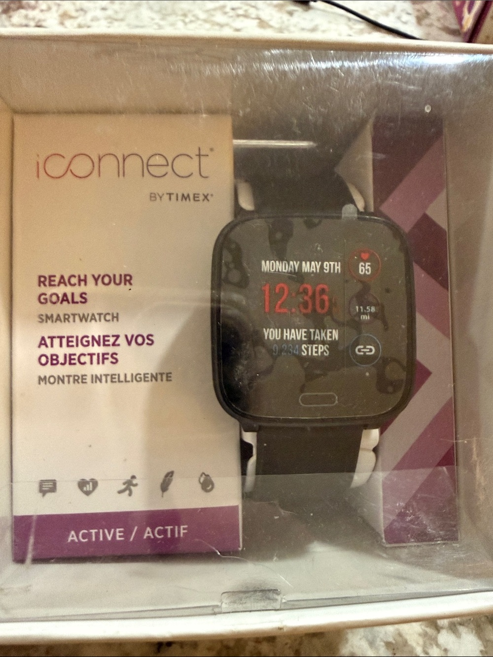 Ladies Timex iConnect Active Smartwatch Black